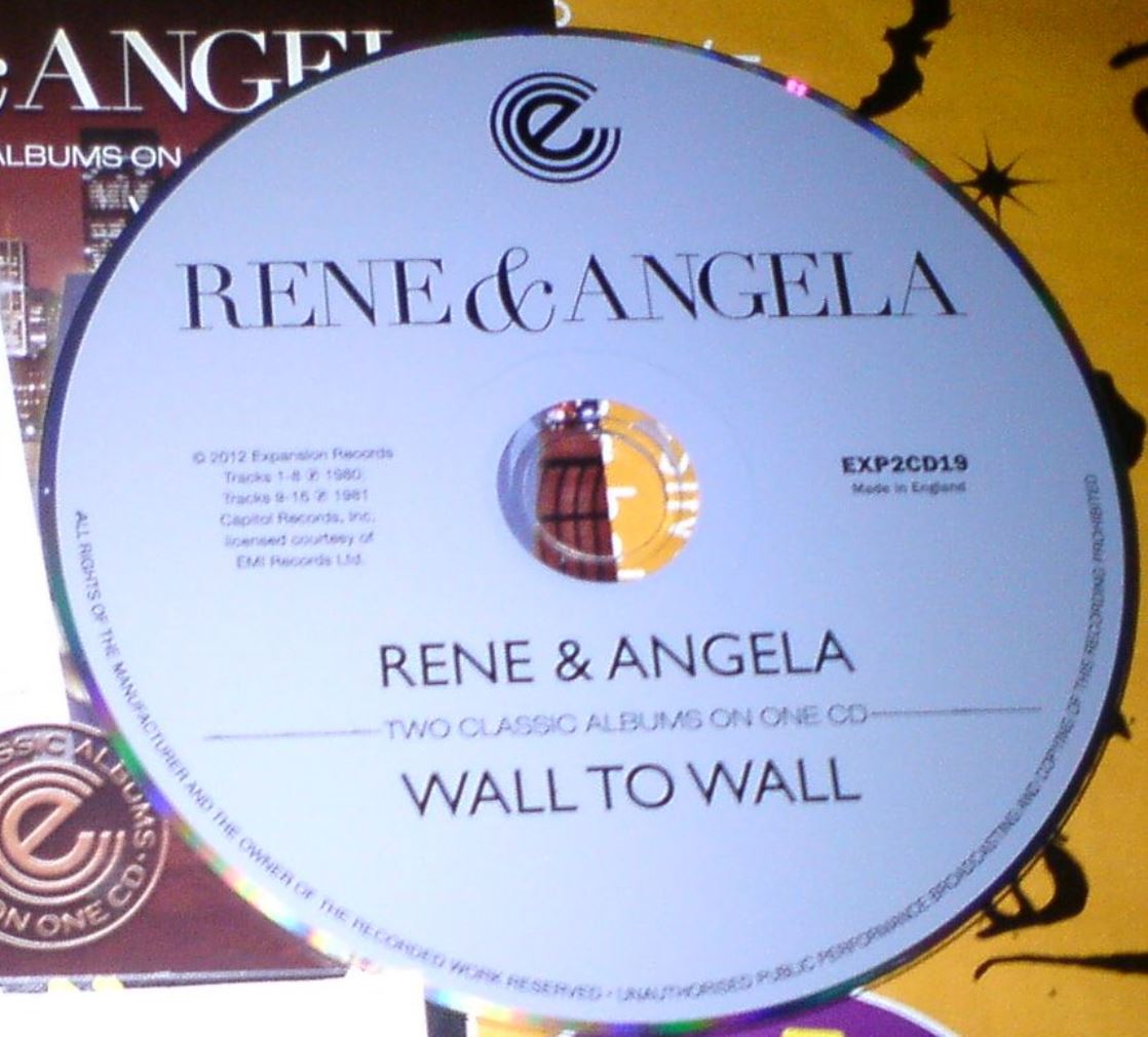 Rene & Angela Rene & Angela & Wall To Wall : CD | CD Covers | Cover ...